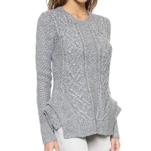 Stylestalker Kyanite Sweater Top Tiered Sides Grey - Picture 7 of 9